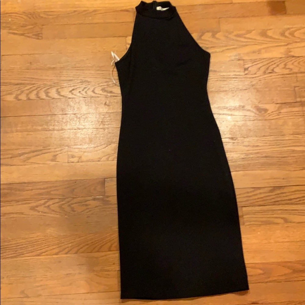Black long tight dress never worn
